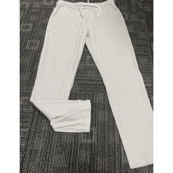 Original Penguin Munsingwear Men's Pants Gray White Plaid Stretch Slim Fit MED - Picture 6 of 11